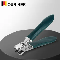 2023 New Stainless Steel Nail Clipper with Ultra Wide Jaw Opening Portable Finger Nail Cutter