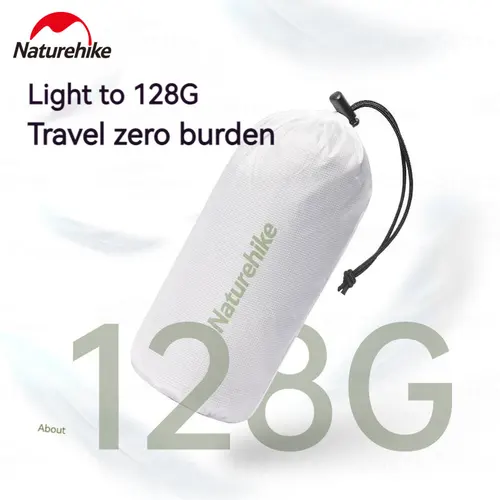 Imagen 2 del producto Naturehike-saco de dormir con forro para turismo al aire libre, saco de dormir de una sola sobre, 128g, ultraligero, accesorios para sacos de dormir para acampar