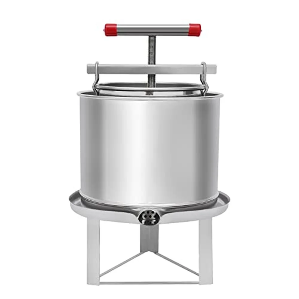 Fruit Wine Press 3.3 Gallon Manual Grape Presser for Wine Juice Making DIY Large Fruit Honey Presser Apple Cider Grape