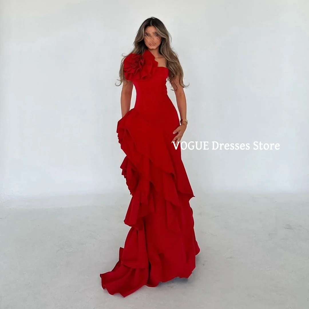 

Saudi Arabia Fashion Red Mermaid Evening Dresses Prom Party Formal Dress فساتين للمناسبات الخاصة платье женское вечернее