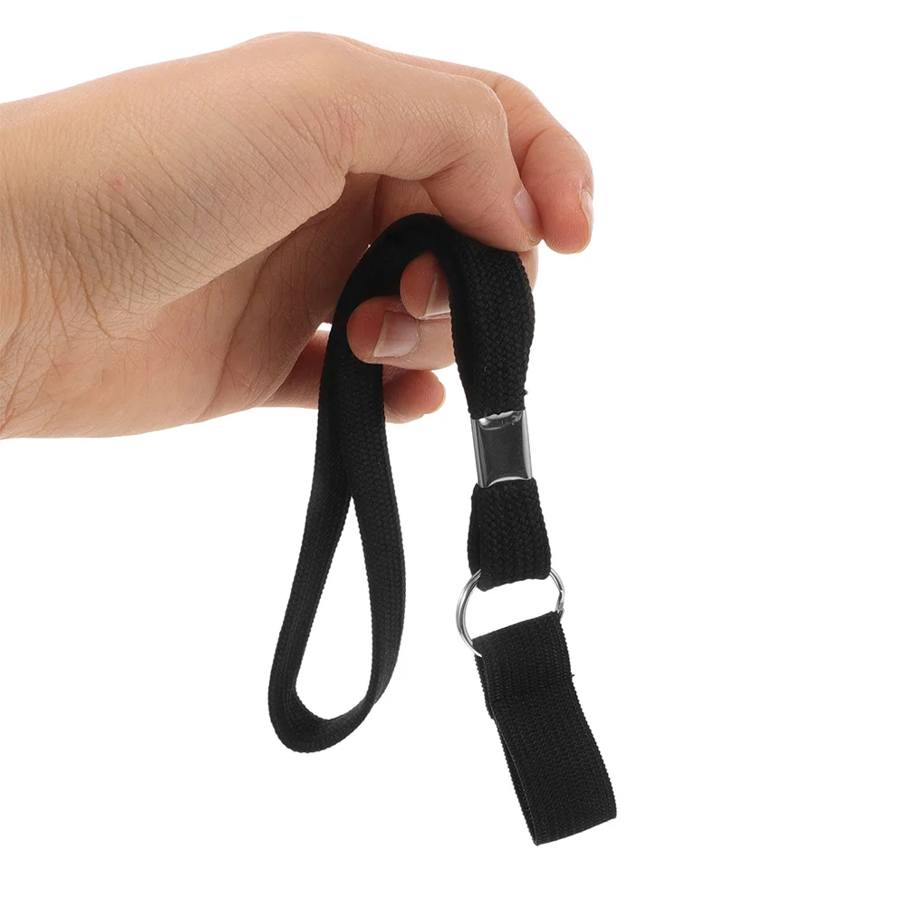 

20Pcs Cane Wrist Strap Black Adjustable Anti Lost Walking Stick Lanyard for Hiking Trekking Outdoor Use Walking Pole Lanyard