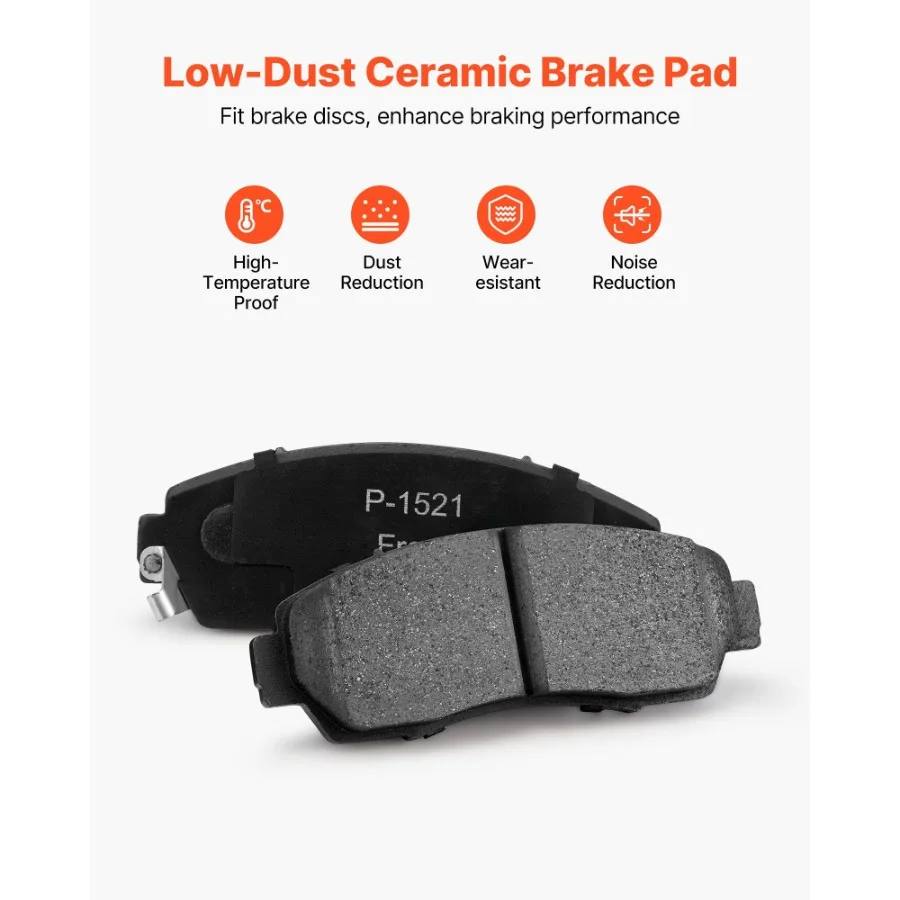 Kit freno anteriore e posteriore compatibile con i modelli Honda CRV AWD 20122016