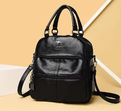 Fashion Women Travel Backpack Luxury Designer Ladies High Quality Soft Leather Shoulder Bags Totes School Bag Crossbody Bag