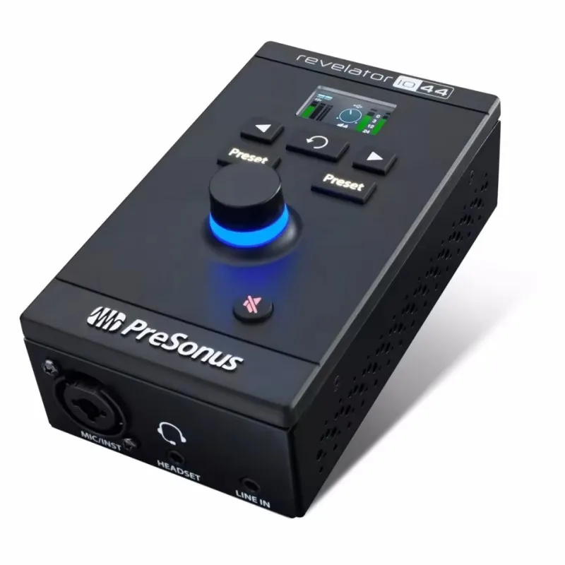 PreSonus Revelator io44 Ultra-compact audio interface 96 kHz / 24-bit operation for pristine audio recording