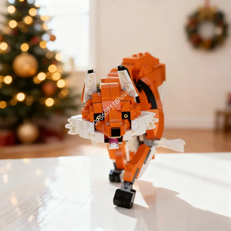 

486pcs MOC Red Fox Creator 3 1ed Model Building Blocks Architecture DIY Creative Christmas Gifts Idea Toys Education Brick Kids