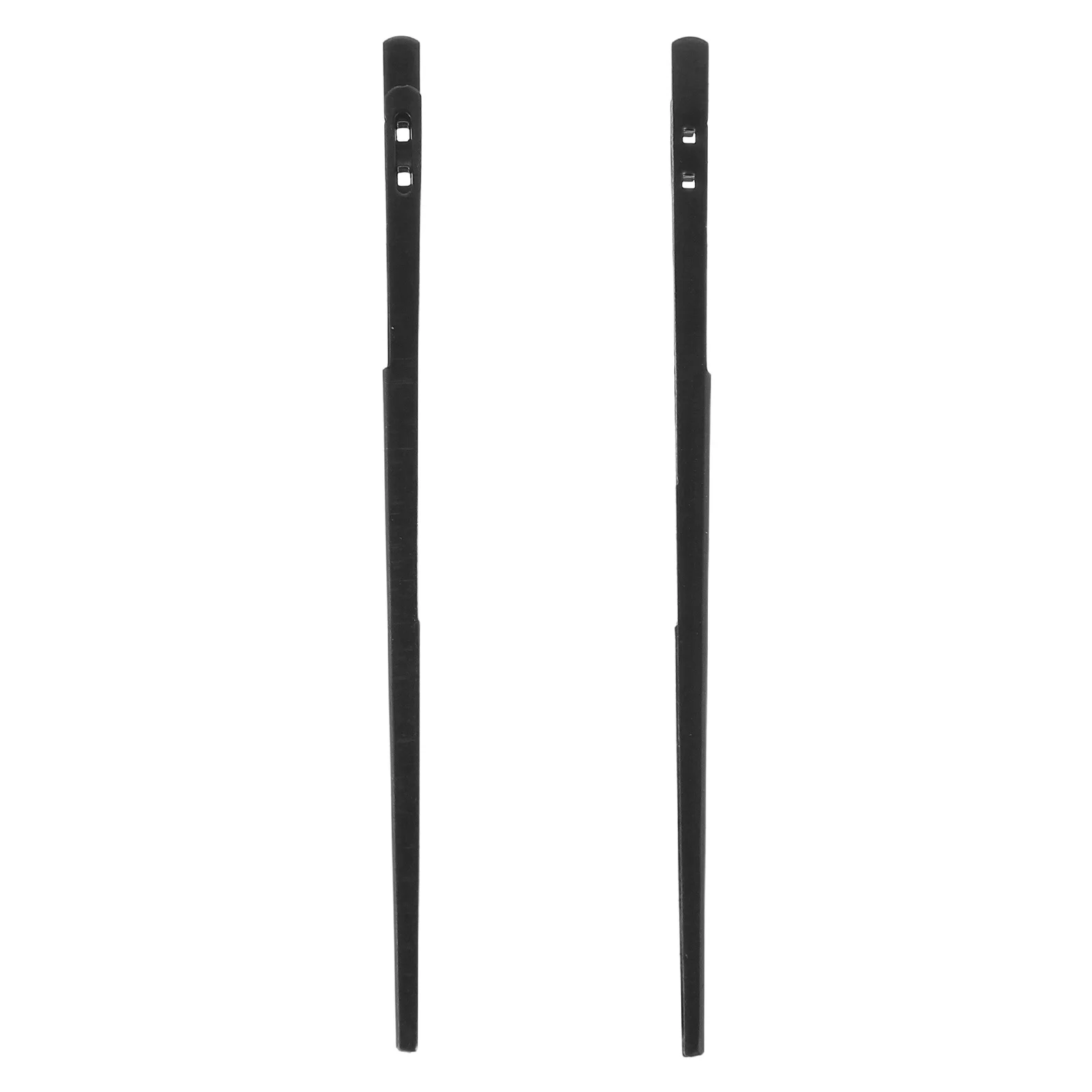 

2Pcs Lacing Needles Heavy Duty Steel Threading Tool Double Hole Flat Head for Leatherwork Gloves Boots Equestrian