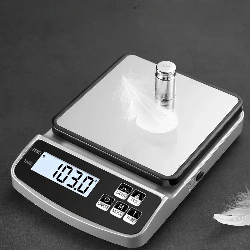 

0.1G/10Kg High Precision Digital Scale Kitchen Small Jewelry Scale Food Scales Lcd Display Kitchen Portable Electronic Scale New