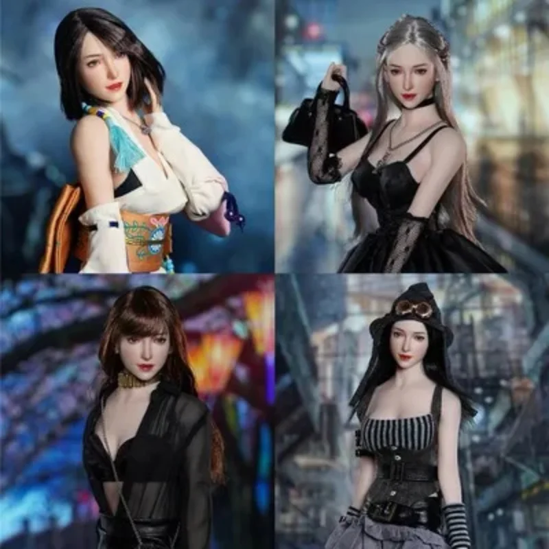 

SUPER DUCK SDH024 1/6 Female Soldier Asian Beauty Lovely Pure Head Carving Model Fit 12'' Action Figure Body In Stock