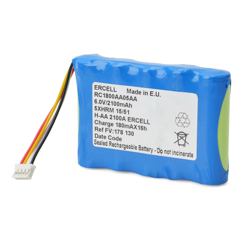 

RC1800AA05AA 6.0V 1800MAH Rechargeable Battery