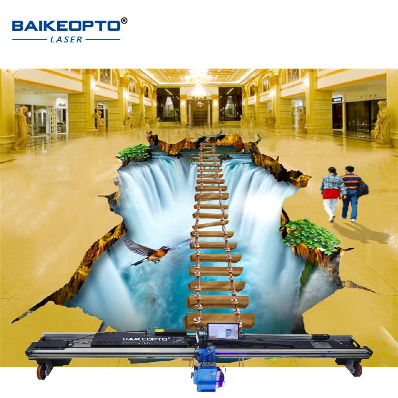 Automatic Vertical Wall Printing Machine Printhead Wall Printer High Definition Display Long Term Preservation of Images