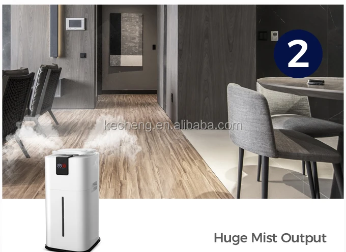 High Quality 27L Large Capacity Top Filling Antivirus Ultrasonic Humidifier Use for Studio Home or Greenhouse