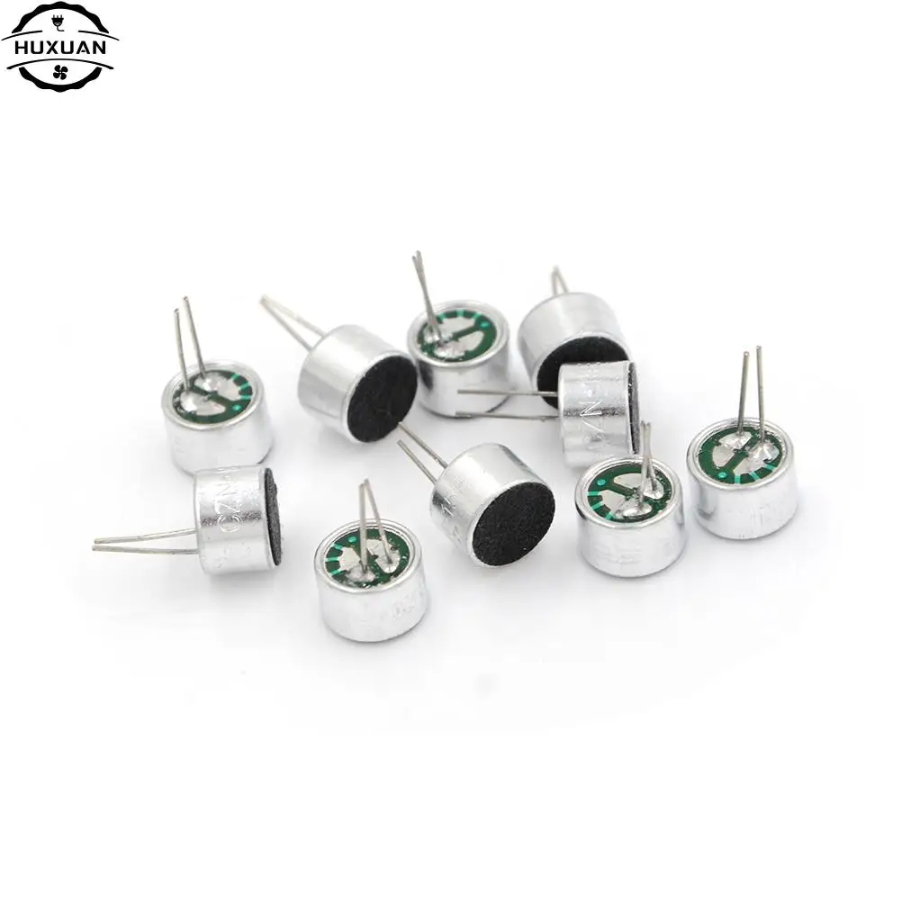 10 Pieces 2 Pins Mini MIC Capsule Electret Condenser Microphone