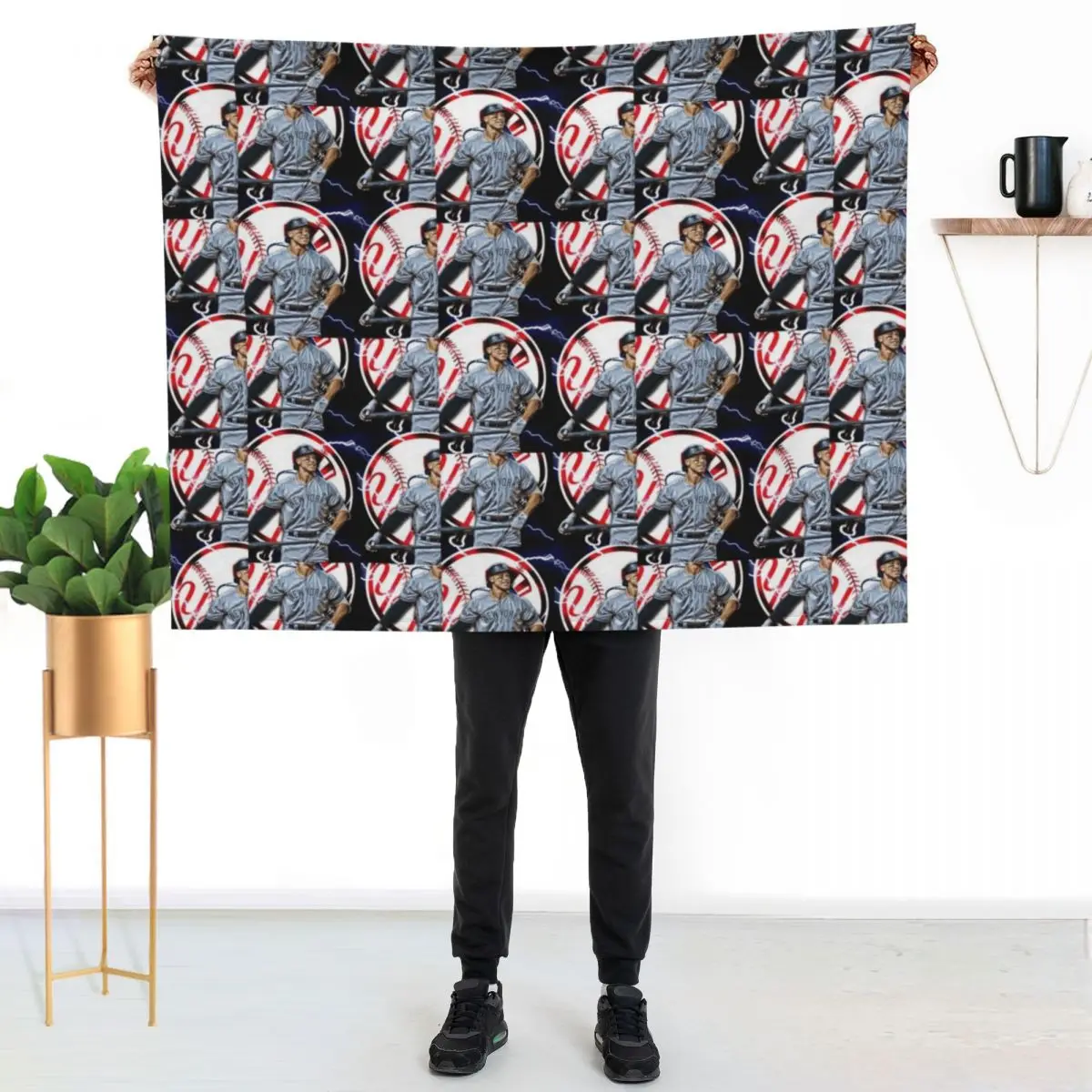 

Aaron Judge Throw Blanket Men's Soft Warm Throw Blanket for Couch