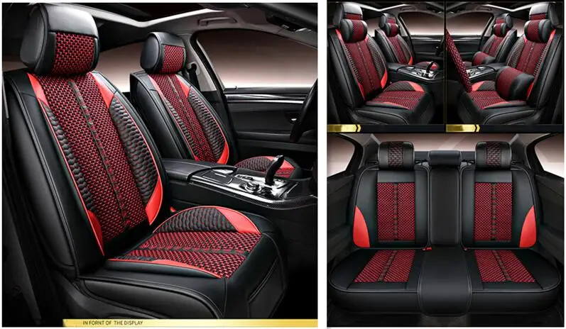 

Чехлы на передние и задние автомобильные сиденья + чехол на руль для Lexus NX 200 200t 300 300h 2021-2014, дышащая прочная подушка сиденья