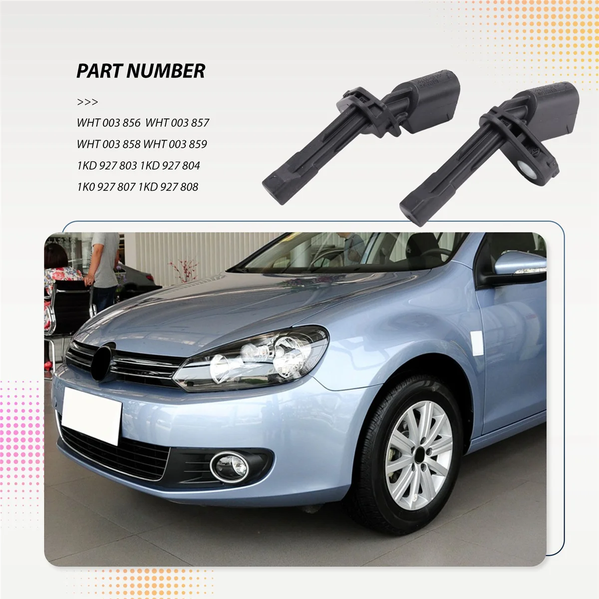 مستشعر السرعة للجولف ، MK5 ، MK6 ، B6 ، B7 ، TT ، A3 ، S3 ، Q3 ، awt003856 ، awt003857 ، awt003858 ، awt003859