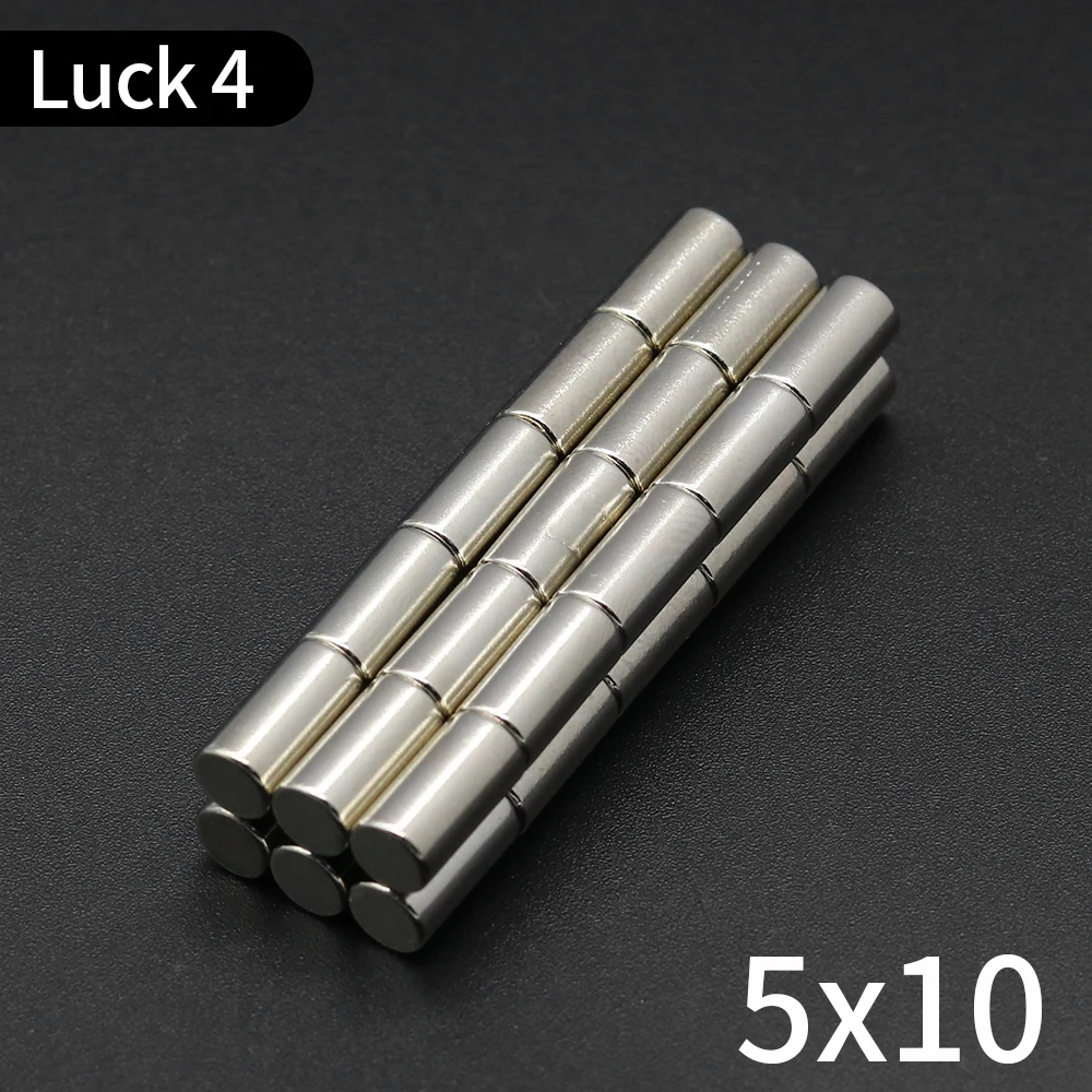 10/20/50/100Pcs Round Magnet 5x10mm Neodymium Magnet N35 Permanent NdFeB Super Strong Powerful Magnets Imanes De Neodimio DIY