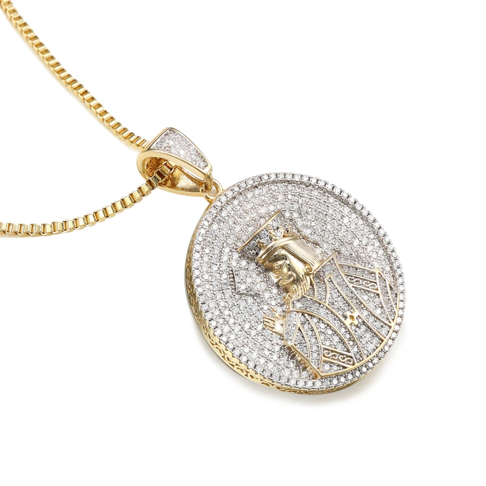 vanaxin-iecd-out-round-poker-king-pendant-necklace-for-men-women-14k-gold-color-cubic-zirconia-hip-hop-punk-jewelry