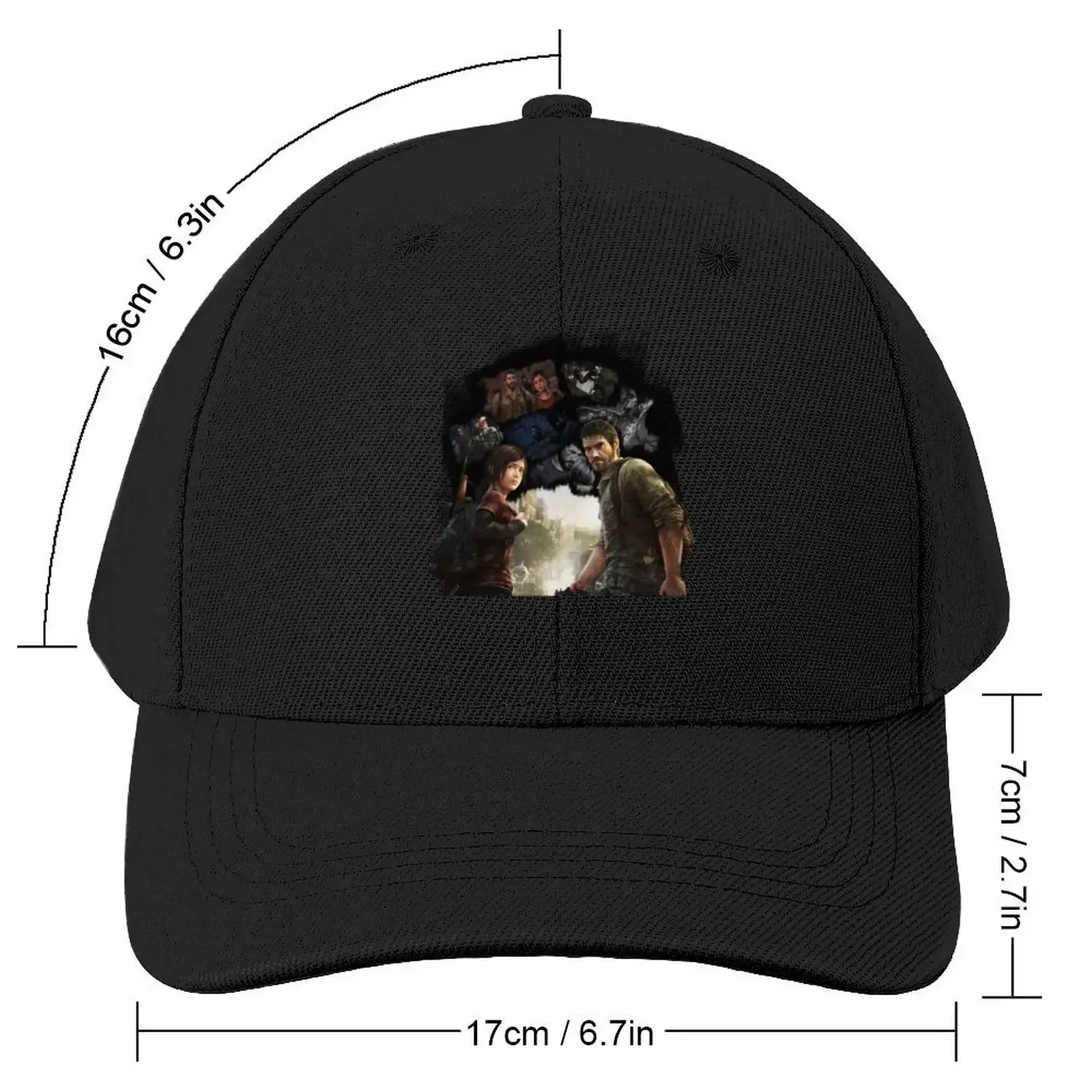 The Last of Us — Joel & Ellie Baseball Cap Streetwear Hat Luxury Brand New In The Hat Golf Wear Girl Men's