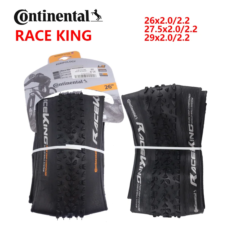 Continental RACE KING Mountain Bike Tires Mountain XC Anti Puncture Tubeless Bicycle Tire 26x2.0/2.2 27.5x2.0/2.2 29x2.0/2.2