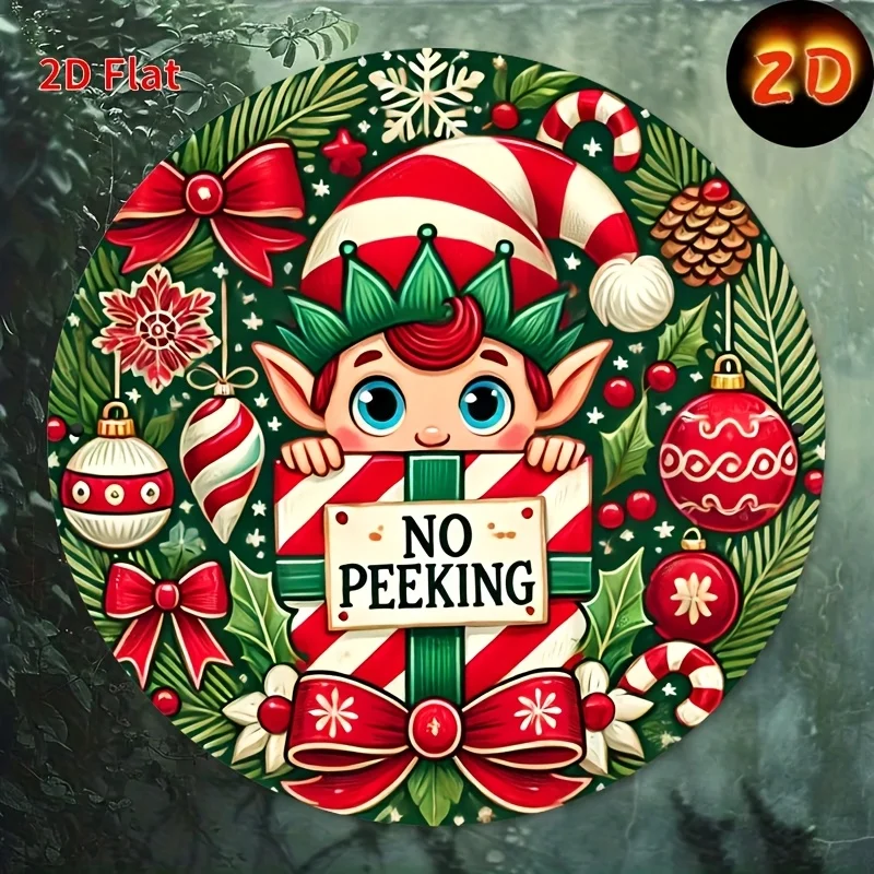 2D Flat, 1pc Festive Elf 