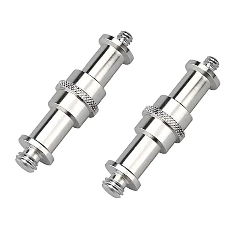 Must Have Studio Light Stand Hot Shoe Cold Shoe Adapter For 1/4 To 3/8 Inch Male Metal Converter Threaded Adapter Socket Studs