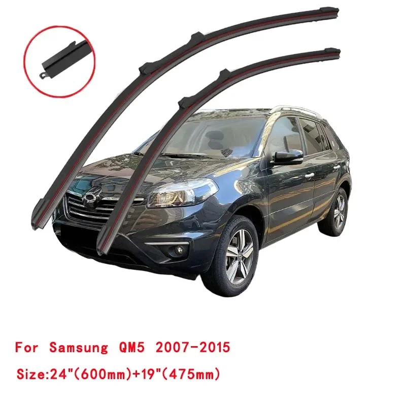 

For Samsung QM5 2007-2020 Car Windshield Wiper Blade Front Windscreen Brushes Washer Accessories Window Cleaning Replacement