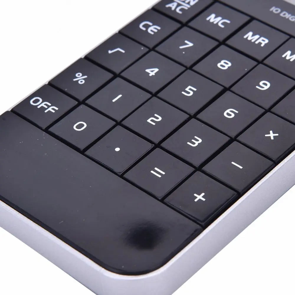 Mini School Universal Pocket Office Cheap White Digit Calculator Black Electronic
