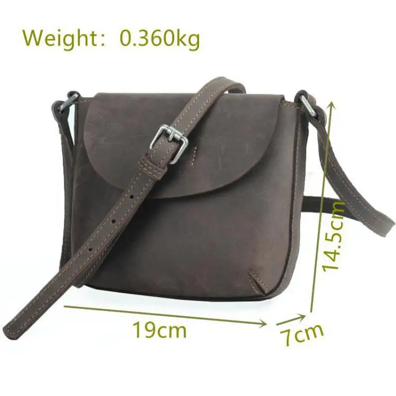 Johnature Retro Genuine Leather Women Bag Ladies Bags 2024 New Simple First Layer Cowhide Female Shoulder & Crossbody Bags