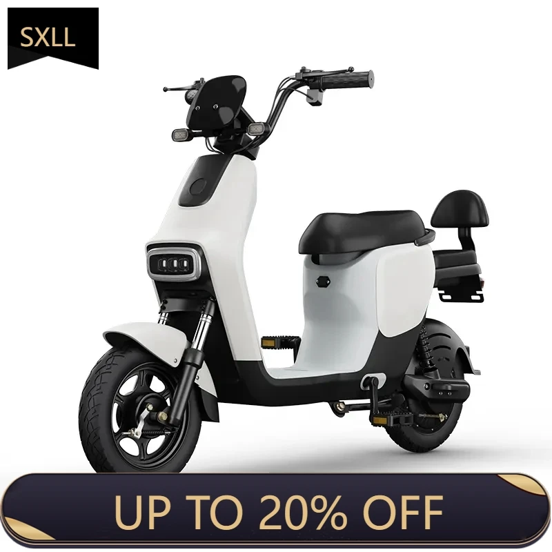 

SXLL Two-seater electric scooter 50-60 km mileage Electric bicycle with pedal