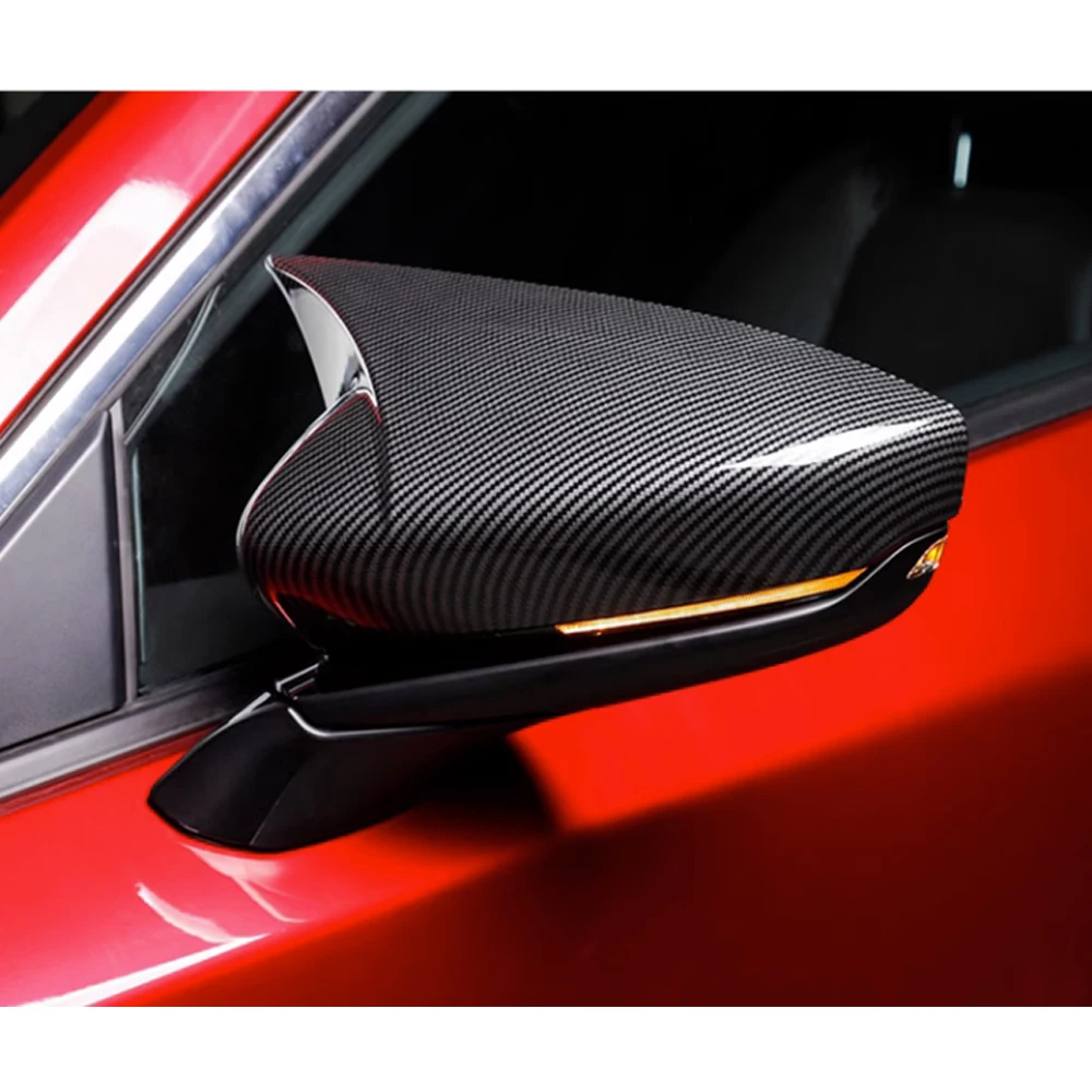 

Для Mazda 3 Axela 2020 2021 2022 2023 углеродное волокно, защитные чехлы для боковых зеркал заднего вида, накладка на внешнее зеркало заднего вида