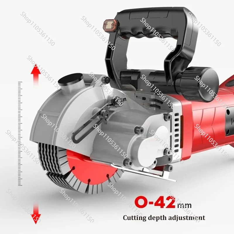 Electric Wall Chaser Concrete Wall Slotting Grooving Machine Industrial   Concrete Marble Brick Wall Slot Cutter - view 2