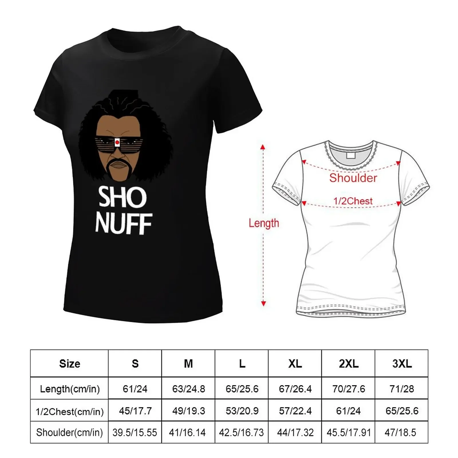 The Sho Nuff! T-Shirt summer tops graphics tight shirts for Women