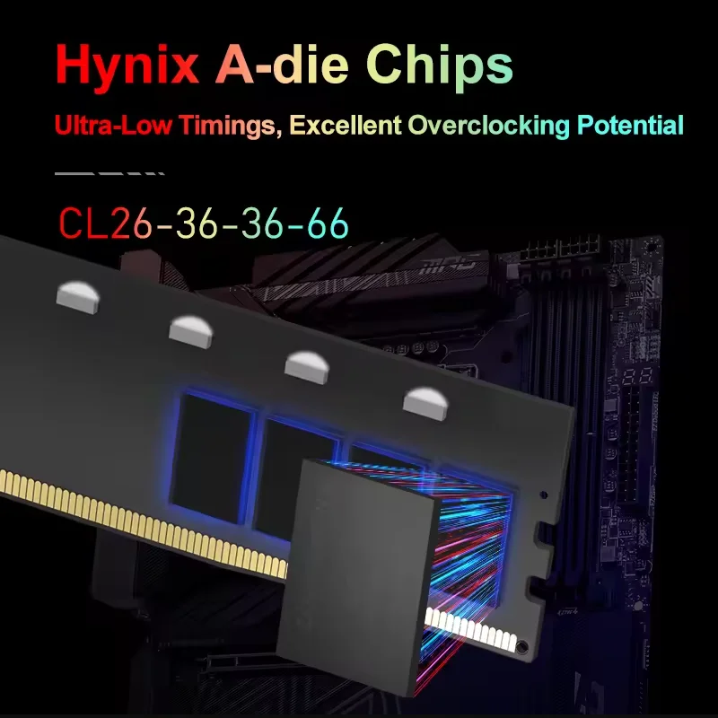 KingBank DDR5 RGB 32GB (16GBx2) 6000MHz RGB Memory Hynix A Die