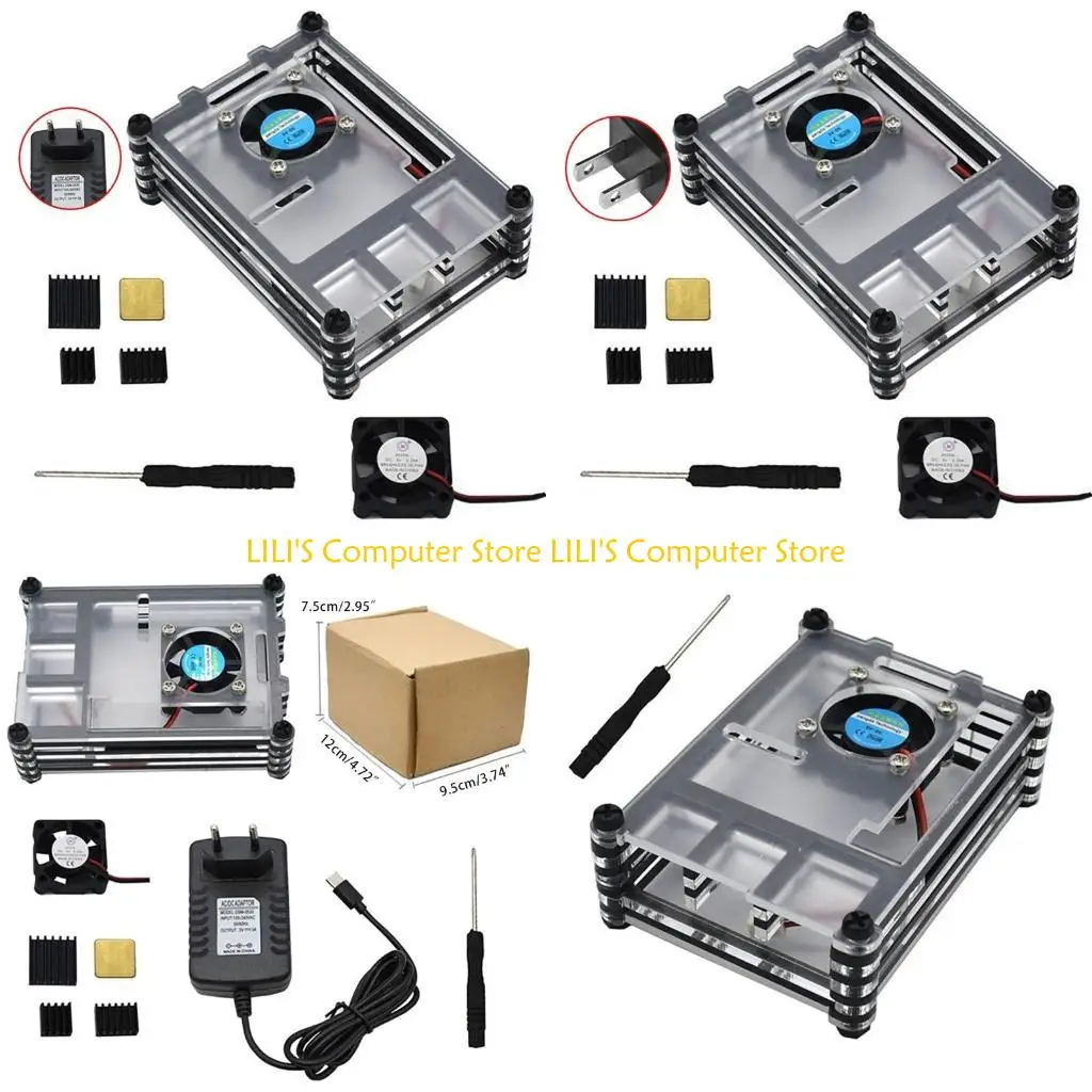 

A52B Acrylic for Case for 4 Model B High Quality Acrylic for Case Coolin