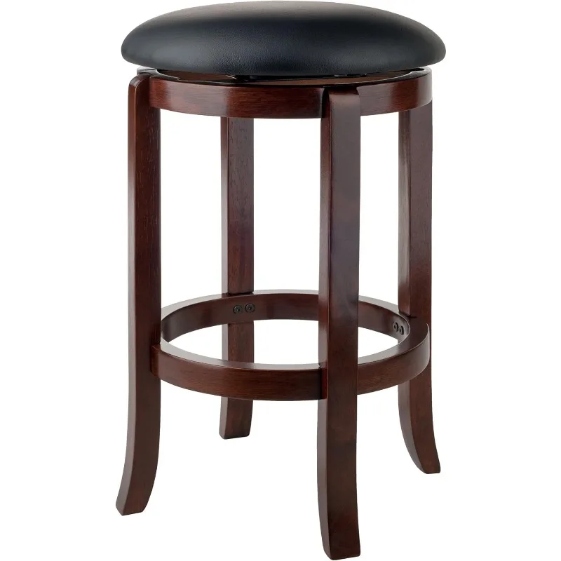 

Walcott Swivel Bar Stool, 24", Walnut