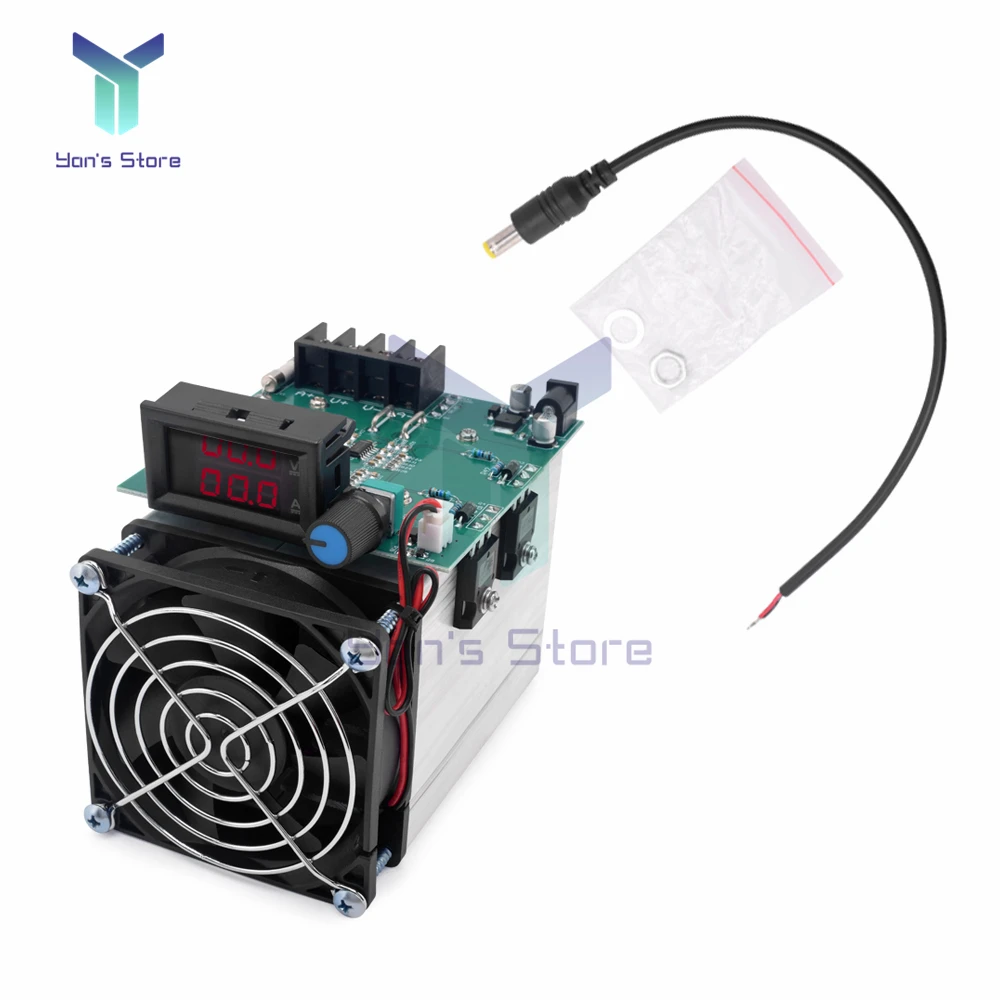 

Electronic Load 250W DC12V 20A Battery Capacity Tester Battery Capacity Detector Module Digital Battery Verifier + Radiator Fan