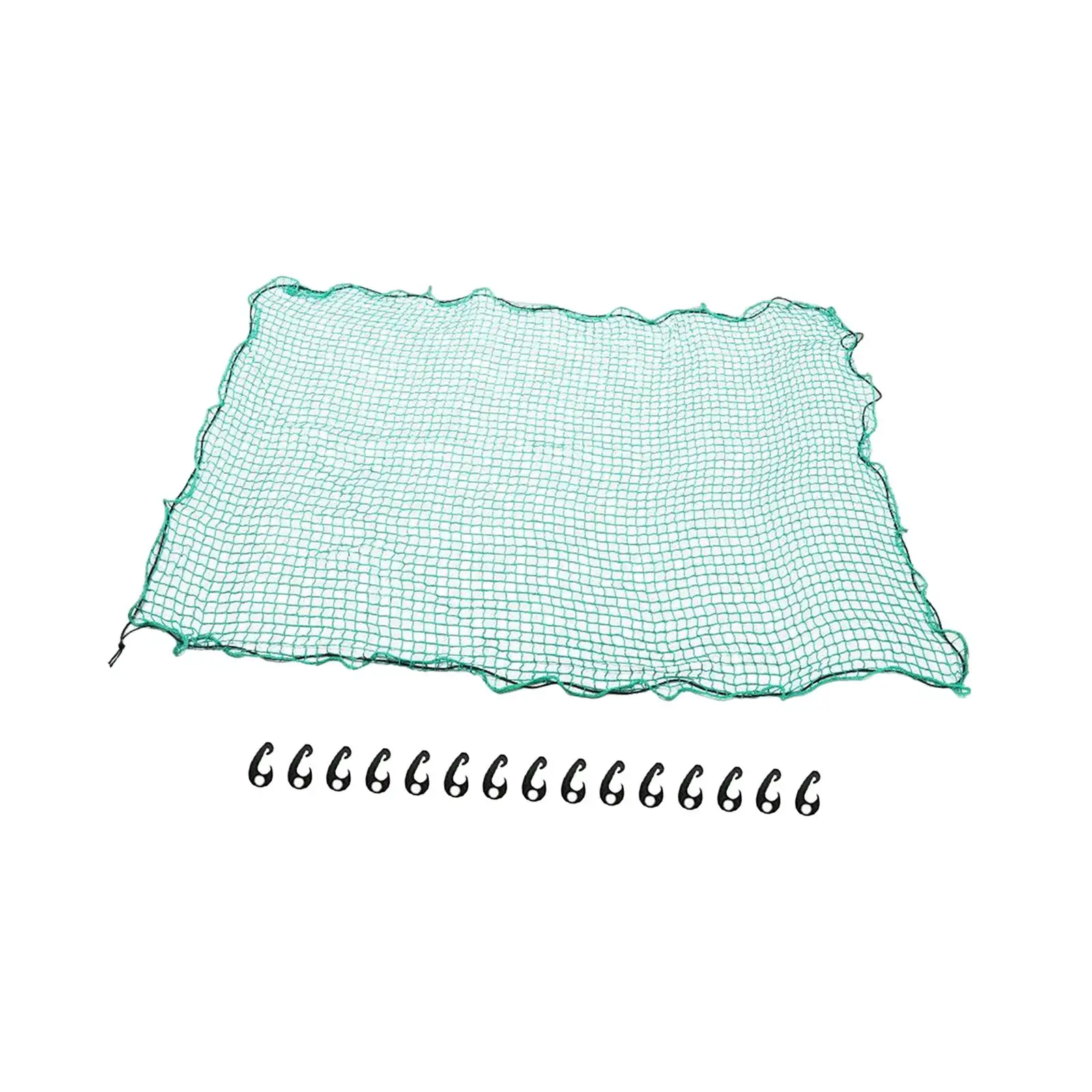 Pickup Truck Bed Cargo Net Oil Rig Mesh Organizer Elastic Rope Easy Install Secure Hauling