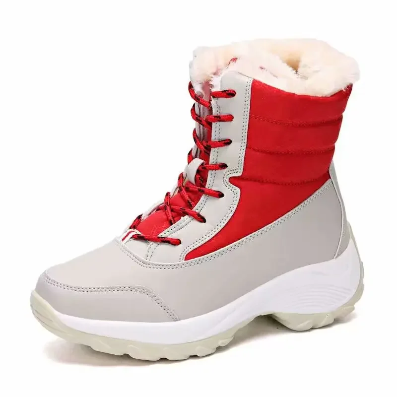 

EVA lightweight thick soled autumn and winter women's snow boots with high top and plush warm cotton shoes