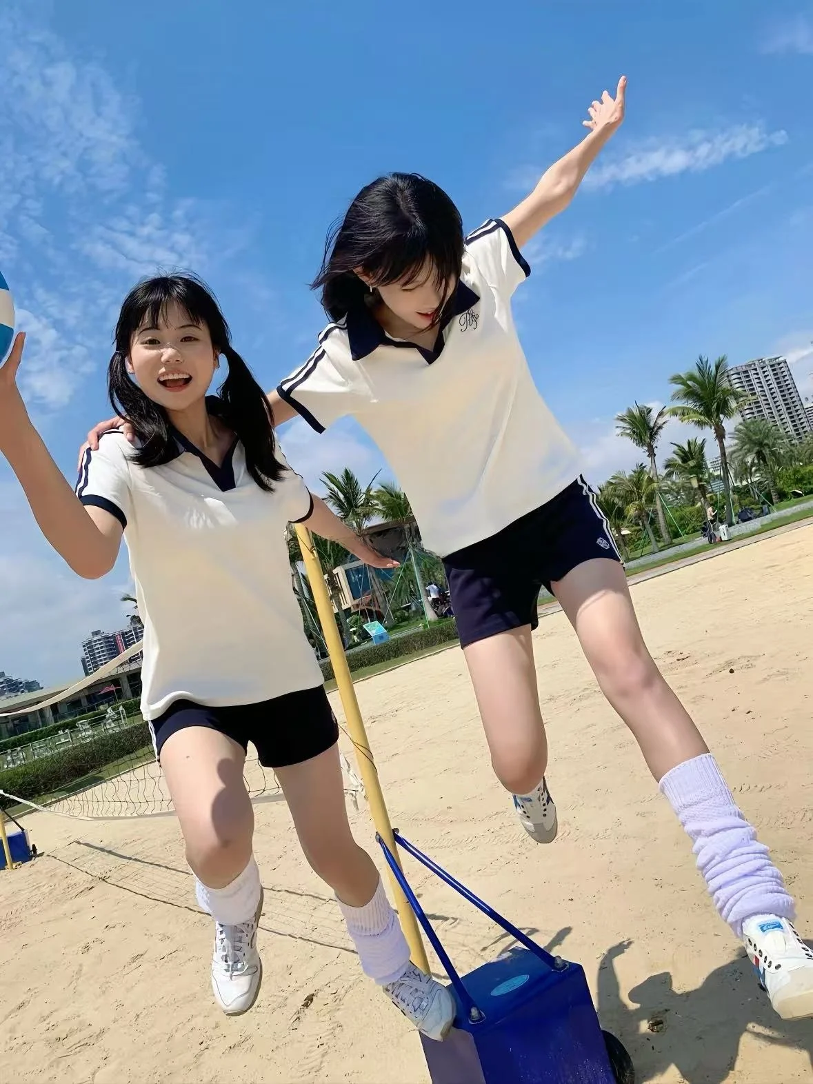 

Embroidered Sportswear Set for Women ort Sve Gymnastics orm Class orm irt Casual Cotton Summer Outfit