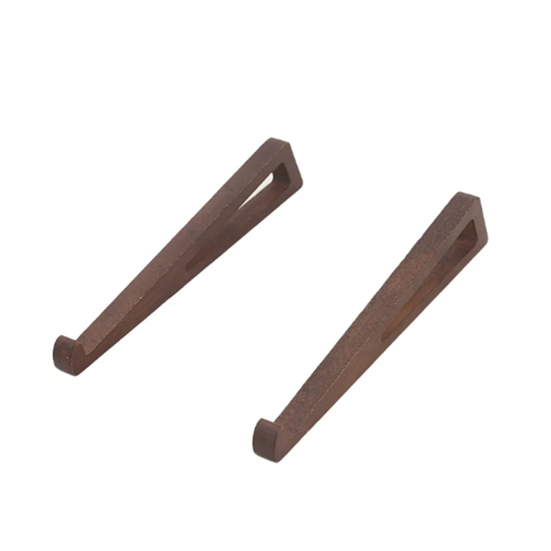 

Y-2Pcs Wooden Laptop Stand Ergonomic PortableTriangular Design Desk Riser For Cooling Reading Office Accessory