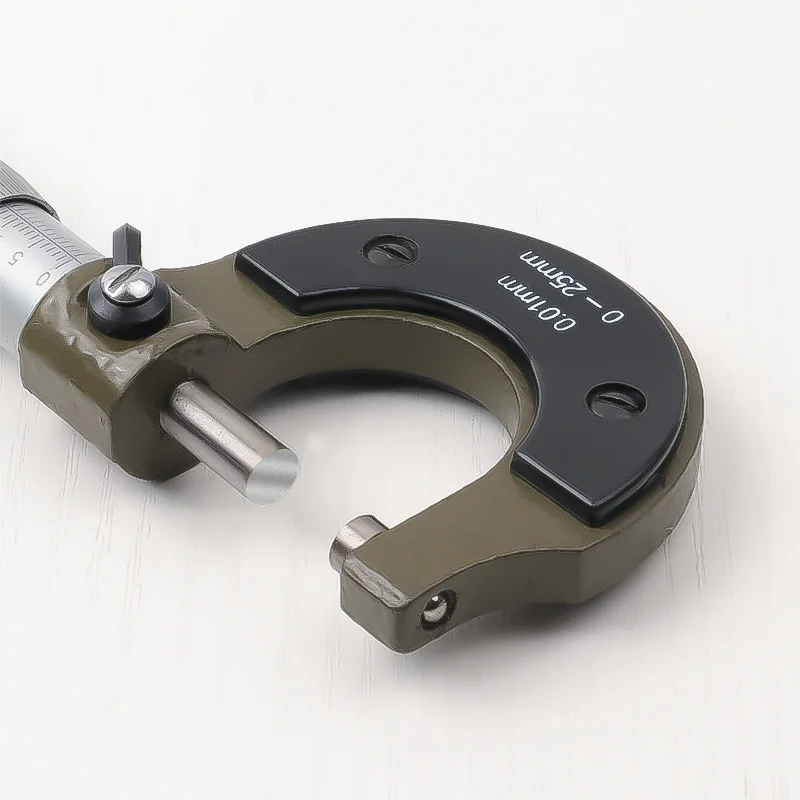 Bore Micrometer Three Point Set 0-25mm 0.01mm Outside Metric Tool Bolt Gauge Precise Adjustment Caliper Measurement Assimileto