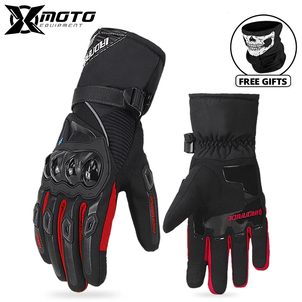 

Motorbike Cold Winter Warm Gloves Palm-wide Riding Motorcycle Gloves Outdoor Riding Off-road Windproof Motorbike Gloves