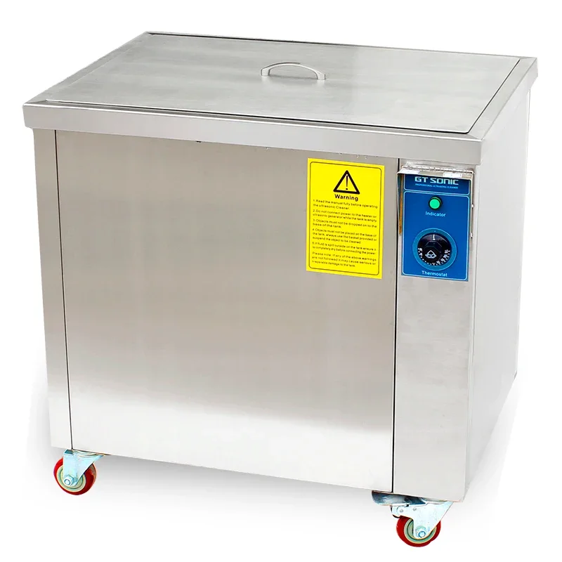 Power Adjustable Heated Immersible 40khz Ultrasonic Cleaner 96l For Machine Shop