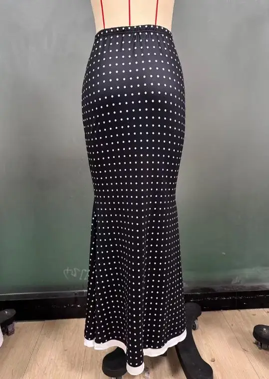 الخريف أزياء البولكا نقطة ضئيلة تنورة للنساء مزاجه التنقل الإناث أنيقة التنانير الحلو #6