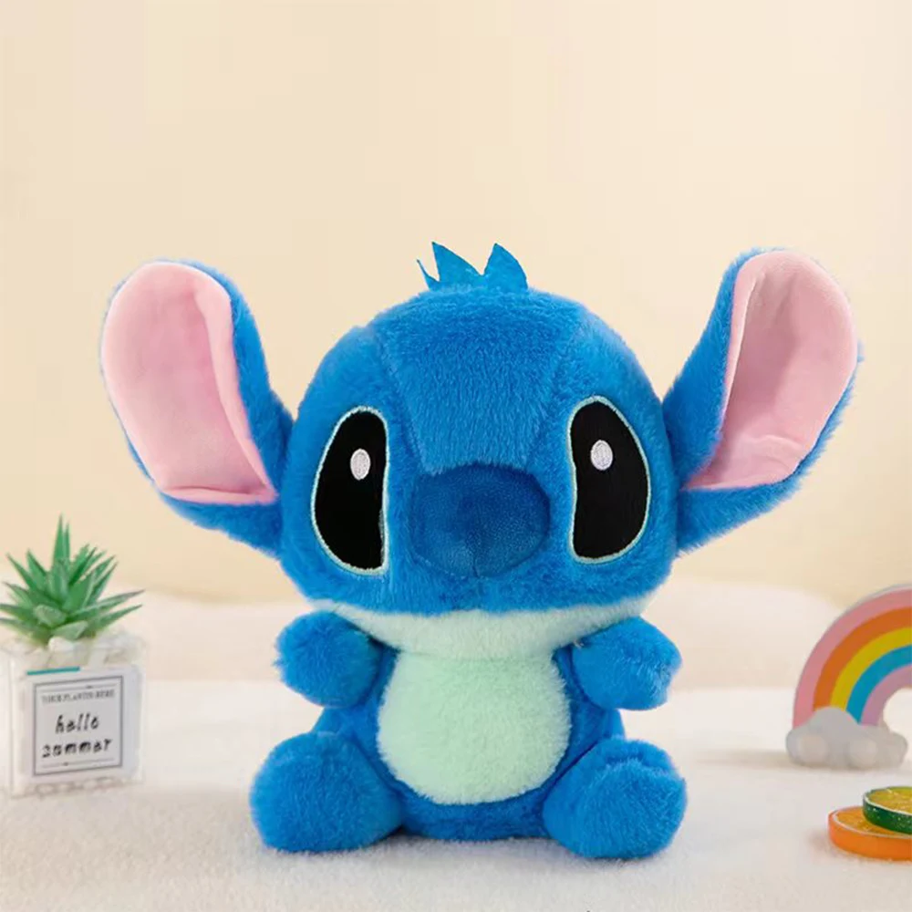 Muñeco de peluche de Disney Stitch de 25cm, juguetes de Anime Kawaii Lilo & Stitch, muñecos de peluche Stich, juguetes de regalo de cumpleaños para