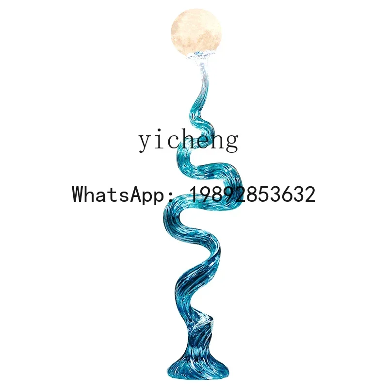 Art foyer decorations, home furnishings, simple sculptures, and landscape design at the entrance and exit of the home