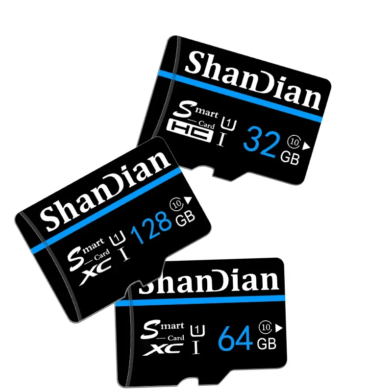 

SHANDIAN 100% Original High Speed TF Memory Card 256GB 128GB 64GB 32GB 16GB 8GB Mini SD Card for Phone Tablet Monitoring UAV