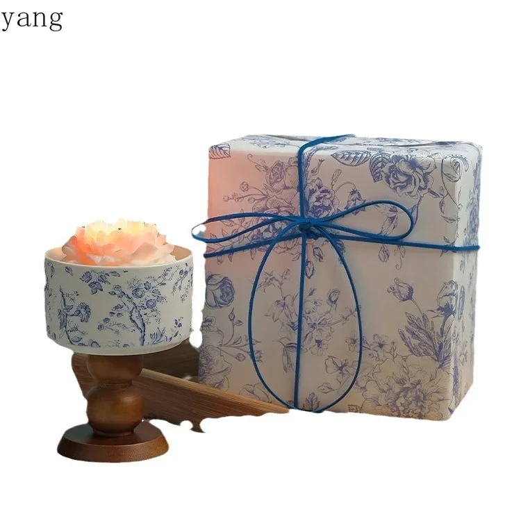 CX camellia scented candle gift box birthday gift for girls niche bedroom home
