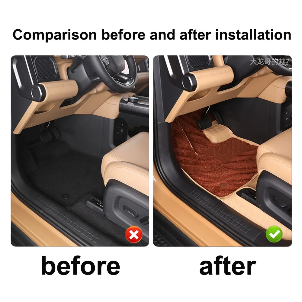 Fully Enclosed Leather Foot Pad Fit For GAC XT80 Yue7 2026 2027 Double Layer Detachable Carpet Automotive Modification Supplies