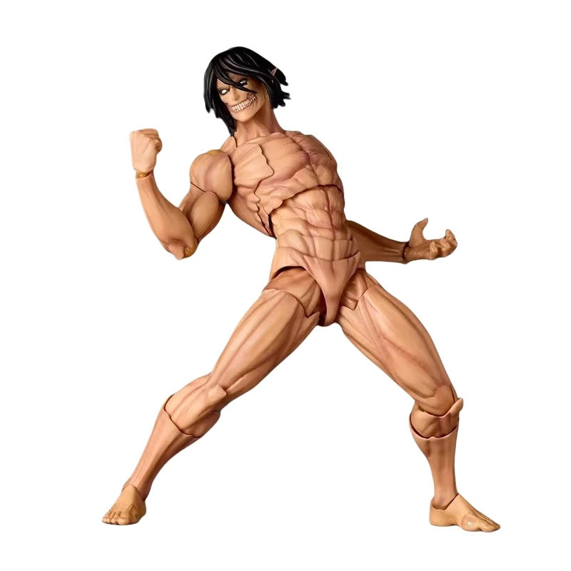 

Kaiyodo Revoltechevangelionevolutioneva-03 Attack On Titan Eren Jaeger Anime Action Figure Doll Model Garage Kit Toys Gift